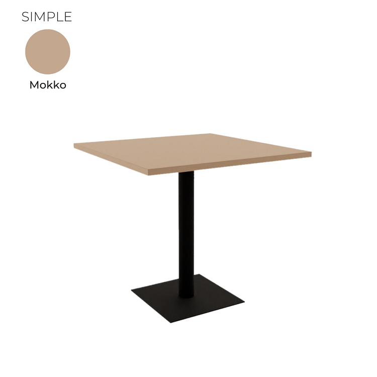 Стол обеденный квадратный Алсав 21SIMPLE.008 Mokko