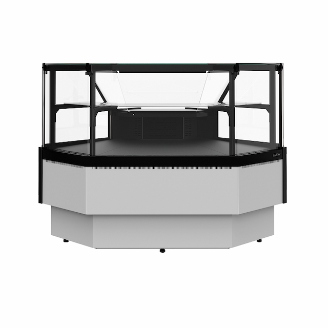 Витрина холодильная Carboma Palm 3 GC95 VV-5-1 внешний угол без боковин (версия 2.0) 9006-9005