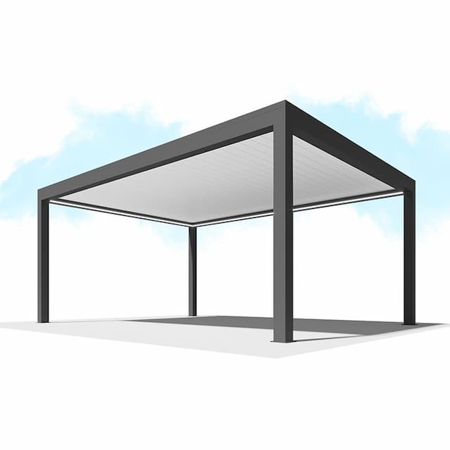 Пергола Сити-Форм Pergola В500-25П Bioclimatic с поворотными ламелями ЛАМЕЛЬ 250 X 53 (5,0х2,5) 1 модуль