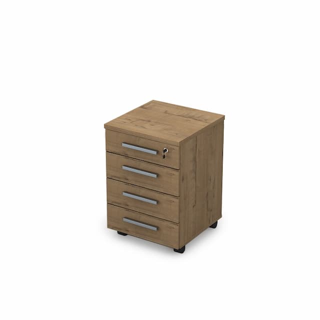 Тумба подкатная АЛСАВ Gloss 9Т.005 teakwood