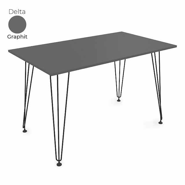 Стол обеденный прямоугольный Алсав 21Delta.008 Graphit