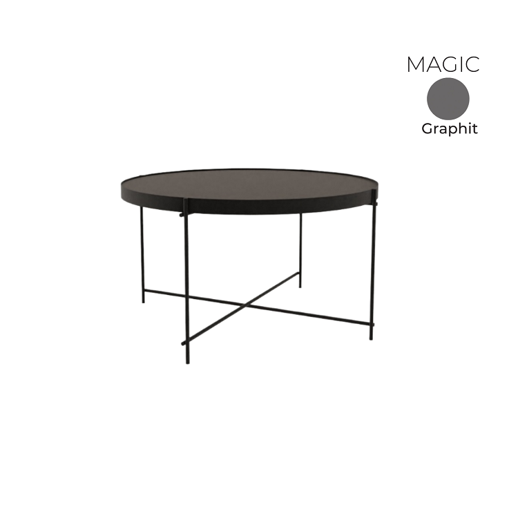 Стол журнальный круглый Алсав 21MAGIC.008 Graphit