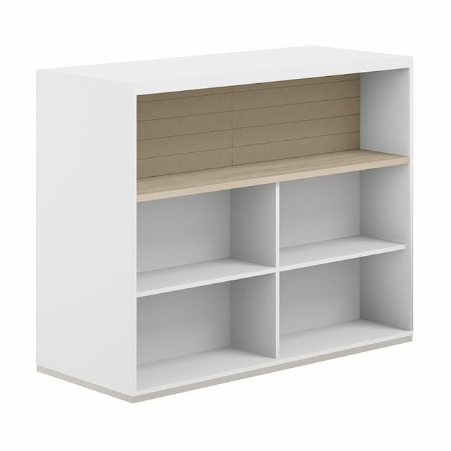 Стеллаж-комбо 1638 двухсторонний Norden Allegro AG.256.201.666.BG с топом и экраном тканевым высоким