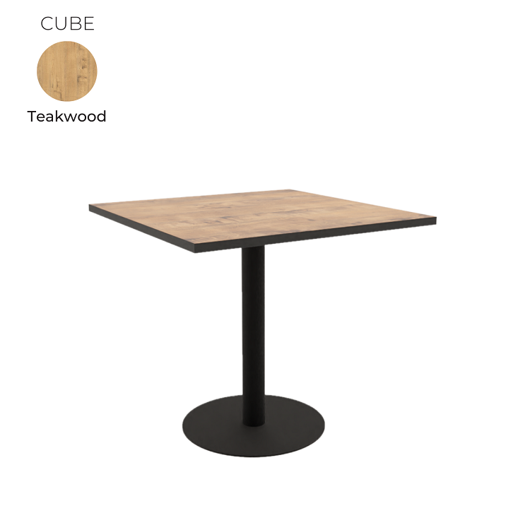 Стол обеденный квадратный Алсав 21CUBE.009 Teakwood
