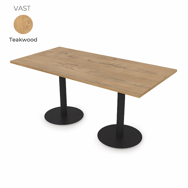 Стол на 2-х опорах Алсав 21VAST.160 Teakwood