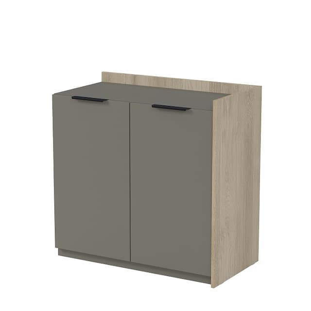 Модуль тумбы распашной конечный Алсав MAGNETIC 15ТР-К.809 (884х460х860) okwood/terra