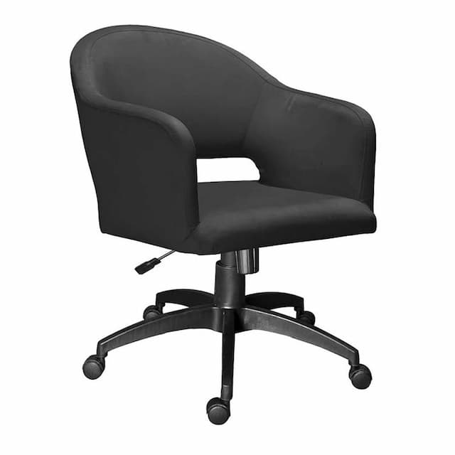 Кресло для персонала Мирэй Комфорт PL Паук (черный) пиастра, топ-ган, Velutto экокожа Oregon