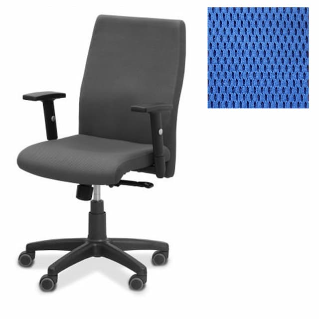 Офисное кресло для персонала Юнитекс Like+ ткань TW синяя
