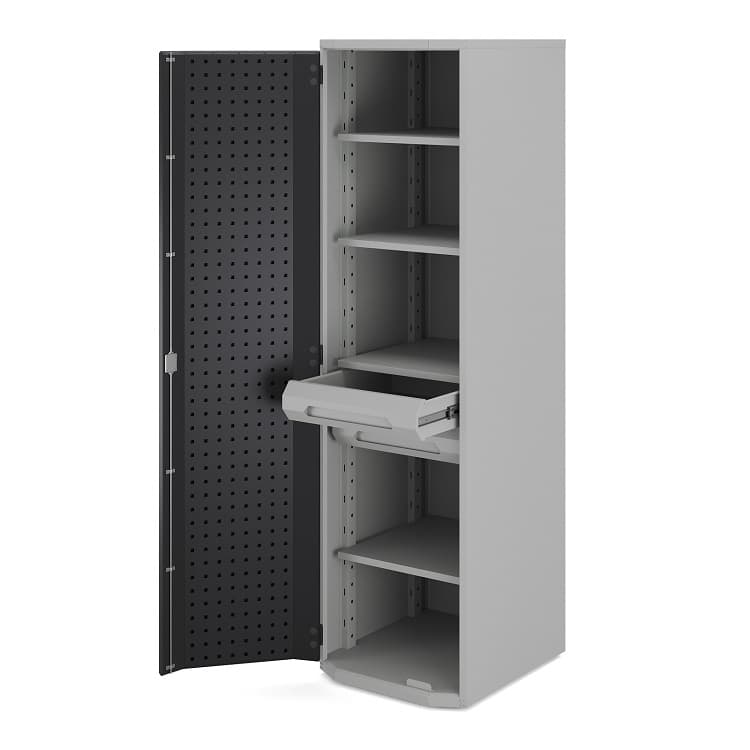 Шкаф металлический однодверный Kobor Expert MC/1-50/60 4S.20B