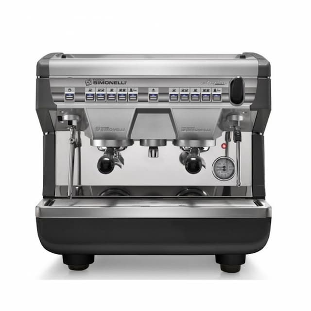 Кофемашина NUOVA SIMONELLI APPIA II COMPACT 2GR V BLACK (высокие группы)