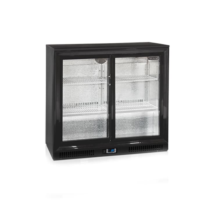 Шкаф холодильный со стеклом TEFCOLD DB200S-I барный черный